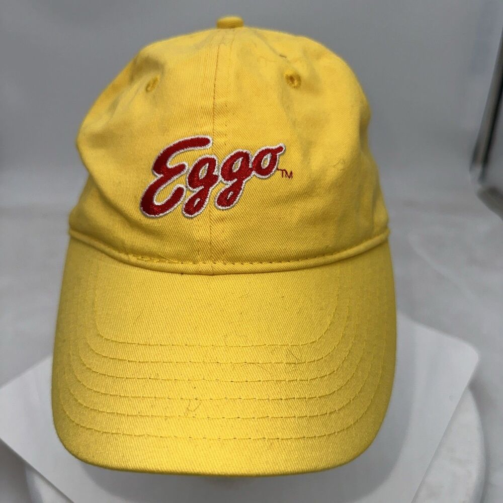 Kellogg’s Eggo Waffle Yellow Cap Hat Collectibles Strapback Adjustable